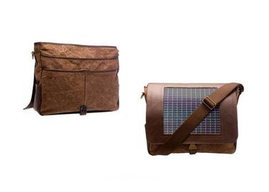 Năng lượng mặt trời được hỗ trợ Bookbag / năng lượng mặt trời sạc túi máy tính xách tay với màu tùy chọn